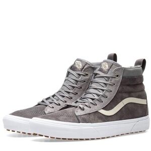 Vans Sk8-Hi Mte Suede Rabbit/ Frost Gray Hiking Boots/Sneakers Size‎ 9.5 Women